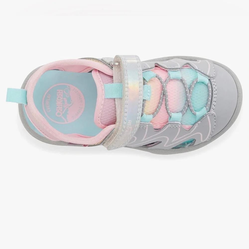 OshKosh B'gosh Martin Toddler Girls' Everplay Sandals.‎ Size 8 NWT